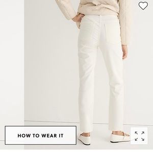 J. Crew NWT Ivory Slim-Straight Corduroy Pant; Size: 25P